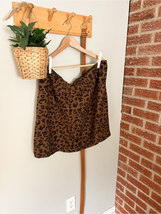 SHEIN Dresses & Skirts - 3/15$ 🍂🎃 Leopard Print Brown Skirt